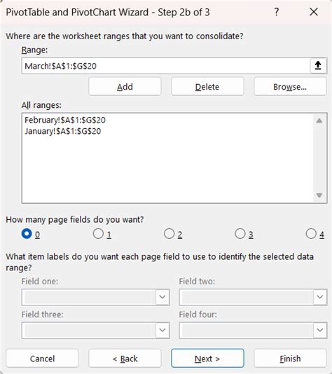 Excel Pivot Table From Multiple Sheets 的图像结果