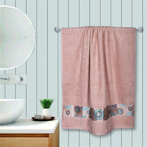 Century 450 GSM Cotton Bath Towel (Size: 71x147 CM) – Rangoli