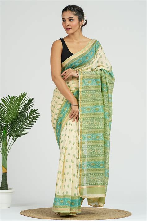 Utsav Chanderi Silk Saree – Cotton Curio