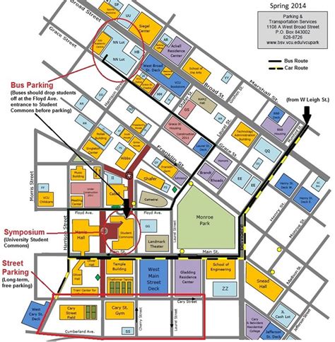 Vcu Campus Map | Color 2018