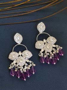 Flipkart.com - Buy Culture Creation Imitation Chandbali Blue Stone ...