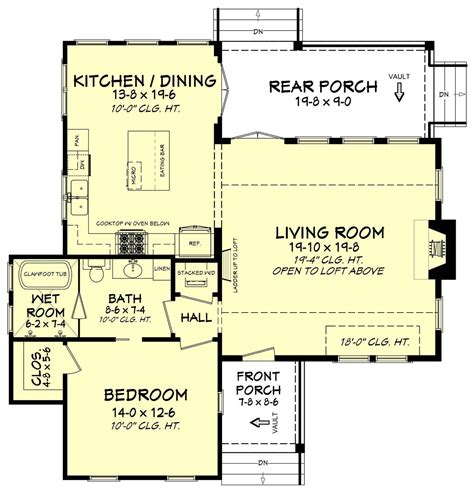 Little Blue House Plan – House Plan Zone