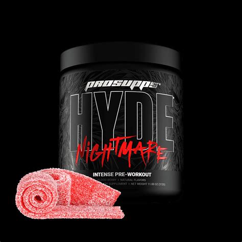 Prosupps Hyde Nightmare Pre-Workout, 30 Servings. Jawbreaker Flv ...