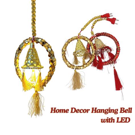 Buy Home Decor Hanging Bell with LED Light | Makerbazar