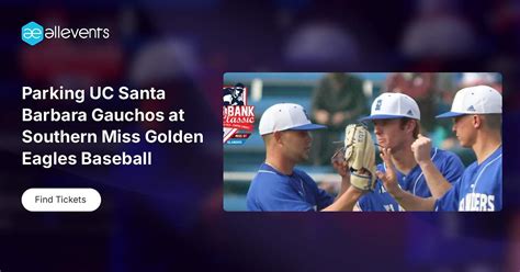 Parking UC Santa Barbara Gauchos at Southern Miss Golden Eagles ...