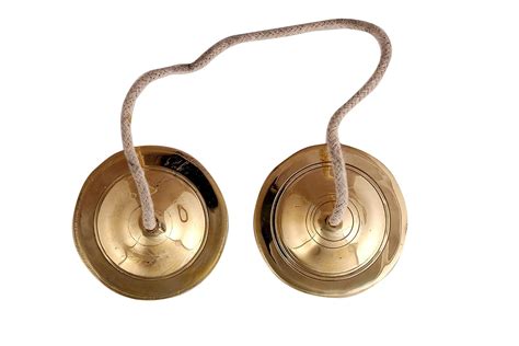 Manjira Brass Handmade Percussion Musical Instrument | Hand Cymbals ...
