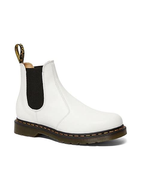 Icons 2976 Yellow Stitch Leather Chelsea Boots