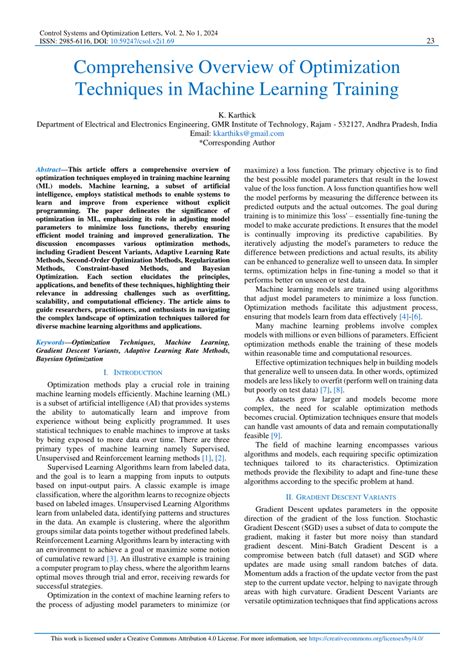 Image result for Machine Learning Optimization Techniques