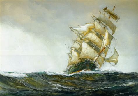 Montague Dawson | Ship paintings, Sailing ships, Maritime art