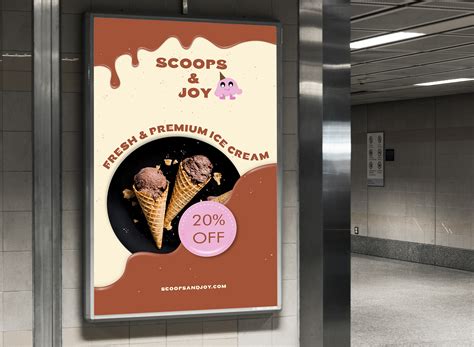 Scoops and joy Icecream Branding/packaging on Behance