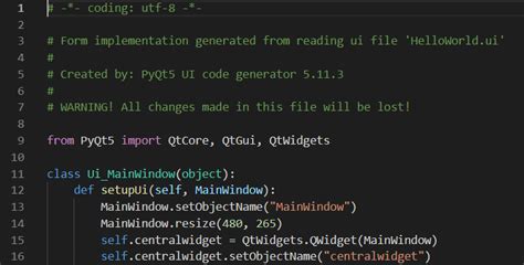 PyQt5 Designer Layout 的图像结果