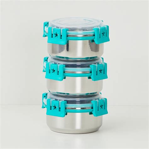 Buy Nile Ambrosia 3-Tier Lunch Box Set with Bag from Home Centre at ...