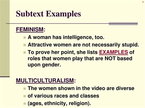 Image result for Subtext Example