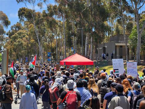 UCSD pro Palestine protest 5/8 : r/sandiego
