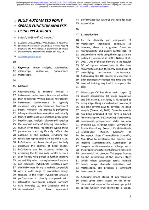 Image result for Point Spread Function Analysis