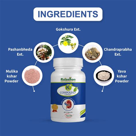 K+ Compound Capsule: Best Ayurvedic Medicine For Kidney Stone