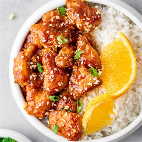 Orange Chicken And Rice