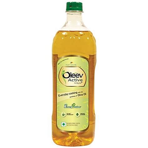 Buy Oleev Active Olive Oil With Energocules 1 Ltr Bottle Online at the ...