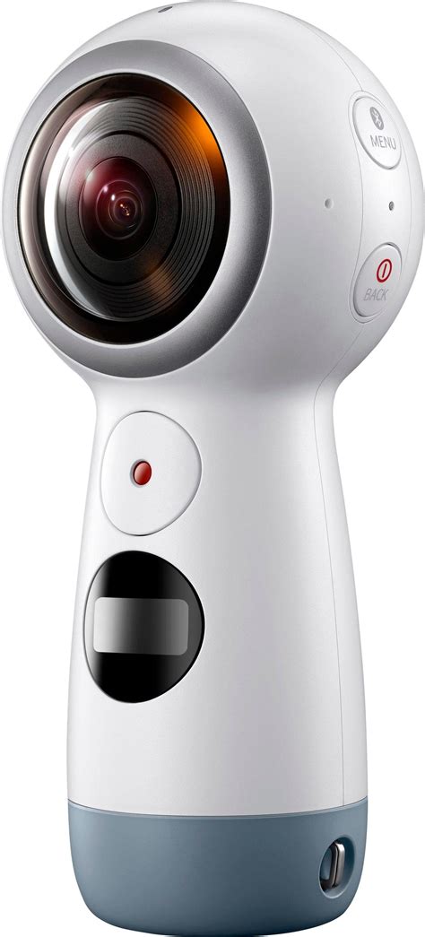 Best Buy: Samsung Gear 360 Real 360 Degree 4K VR Camera White SM ...