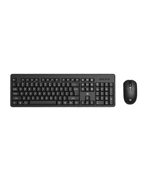 HP KM200 Wireless Mouse and Keyboard Combo, Full-Size Ergonomic Design ...