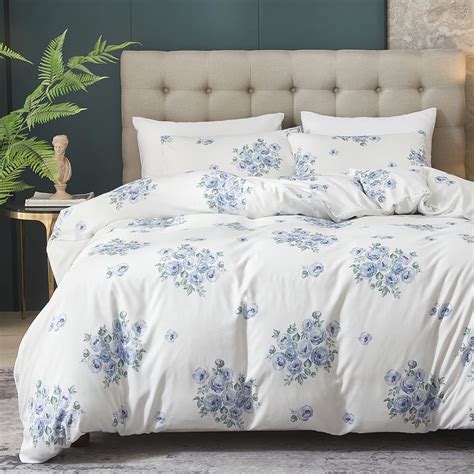 HYPREST Floral Duvet Cover Set Queen Size, 3 Pieces India | Ubuy