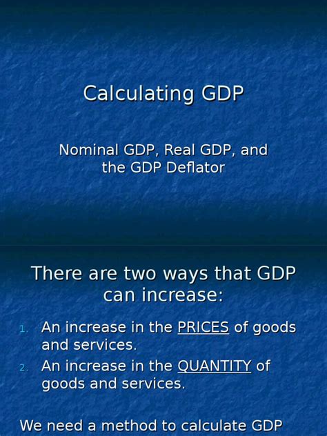 Calculating Real GDP Using GDP Deflator 的图像结果