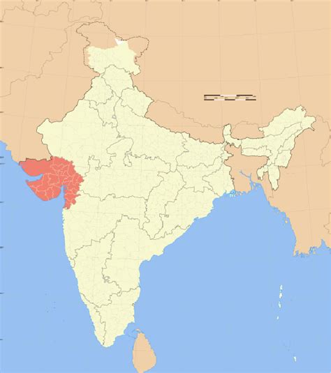 Sardar Sarovar Dam Map