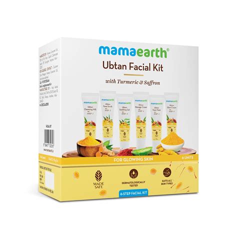Mamaearth Ubtan Facial Kit with Turmeric & Saffron