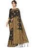 Buy Black Sarees for Women by SAINOOR Online | Ajio.com