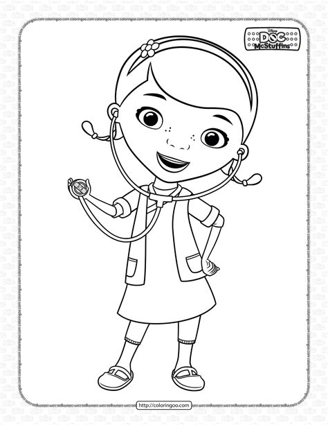Free Coloring Pages Doc Mcstuffins