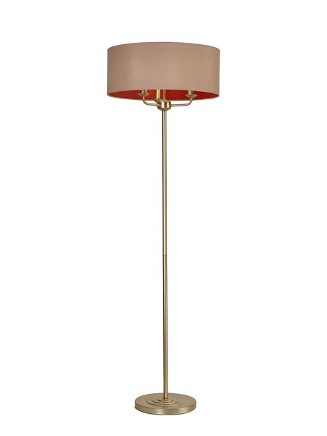 DK0997 Banyan CG AG Deco Banyan 45cm 3 Light Floor Lamp Champagne Gold ...