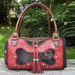Backbone Faux Leather Pet Carrier, Red : Amazon.in: Pet Supplies