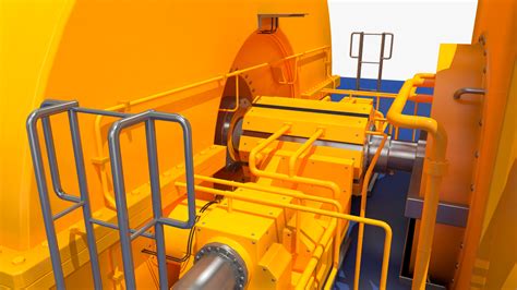 3D Siemens Steam Turbine Generator | 3D Molier International