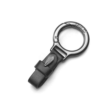 Keyzone unisex leather belt loop keychain keyring keyholder for car ke