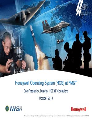 Fillable Online Federal Manufacturing & Technologies Fax Email Print ...