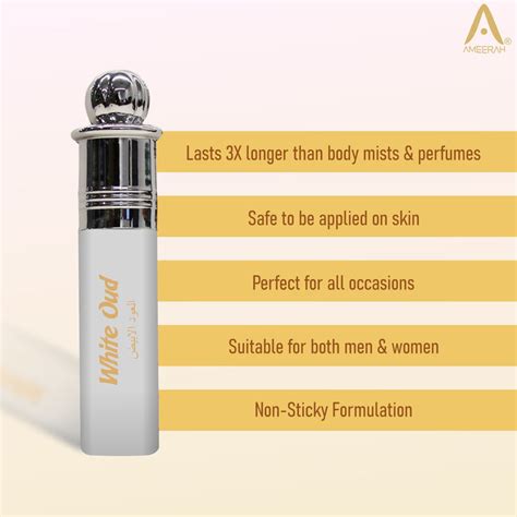 Vi-John Ameerah Roll On White Oud Attar| Alcohol Free Fragrance ...