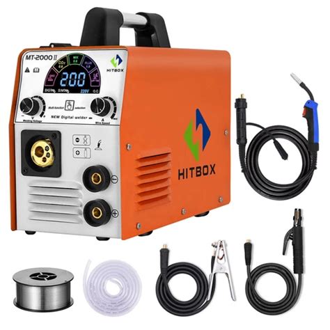 HITBOX 4 in 1 MIG Welder 200A Inverter Gas ARC TIG India | Ubuy