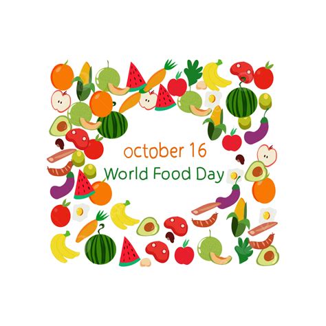 World Food Day16 October Vector, Food, Food Day, World Food Day PNG and ...