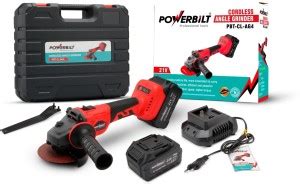 POWERBILT MAYUR PBT-CL-AG4 CORDLESS BRUSHLESS ANGLE GRINDER 21V LITHIUM ...