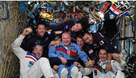Watch: 'Space Olympics' at ISS with synchronised swimming, weightless ...