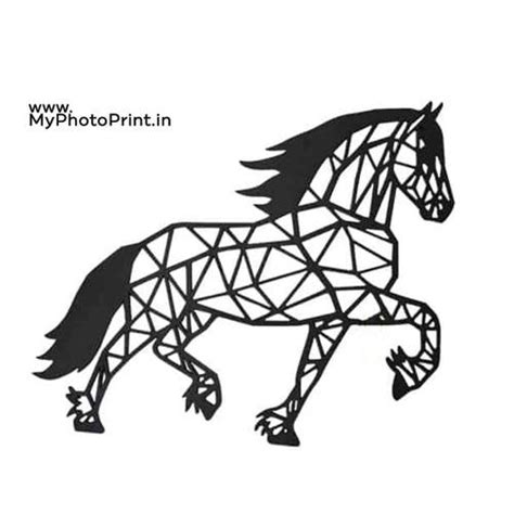 Running Horse Wooden Wall Decoration – MyPhotoPrint.in