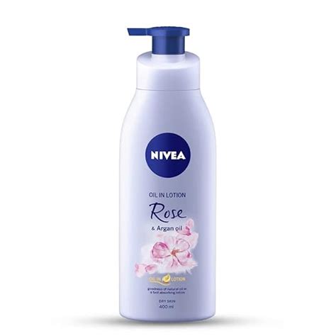 Buy NIVEA Body Lotion, Oil in Lotion Rose & Argan Oil, For Dry Skin ...