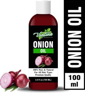 Ventina Organics Onion Hair Oil 100 ML with 14 Essential Oils, Onion ...