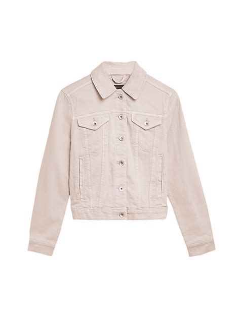 Buy Cotton Rich Denim Jacket with Stretch at Marks & Spencer