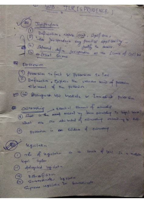 Jurisprudence 1: Definition, Nature, and Scope - BALLB Notes - Studocu