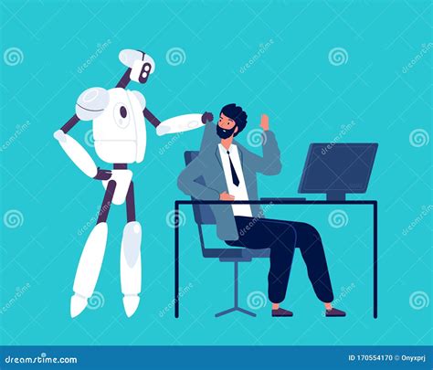 human rights for robots we're getting carried away Vector Art HD Wallpaper