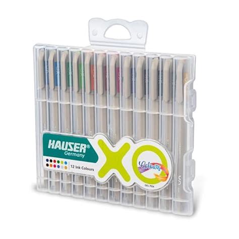 Hauser XO Multicolor Gel Pen with Hard Box Case | Sleek Body ...