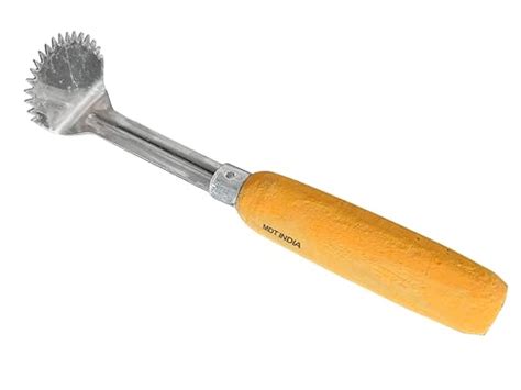 MDT India™ Handheld Coconut Scraper Steel Blade Grater Kai Chirava with ...