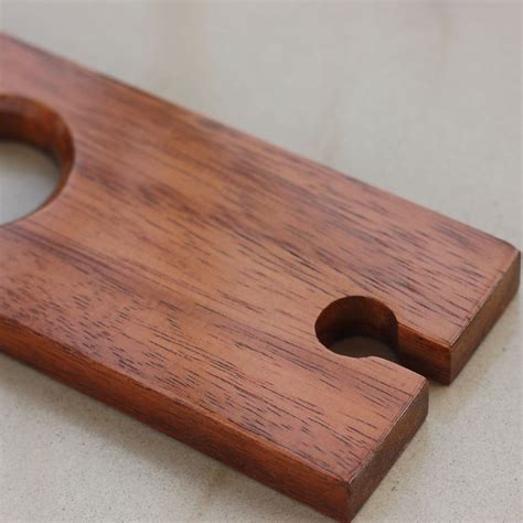 Wooden Wine Bottle & Glass Holder| Portable Wine Caddy| Bar Accessories ...