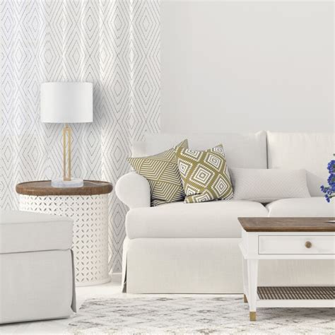 Globe Electric Matte Brass Rotary Socket Table Lamp with Fabric Shade ...